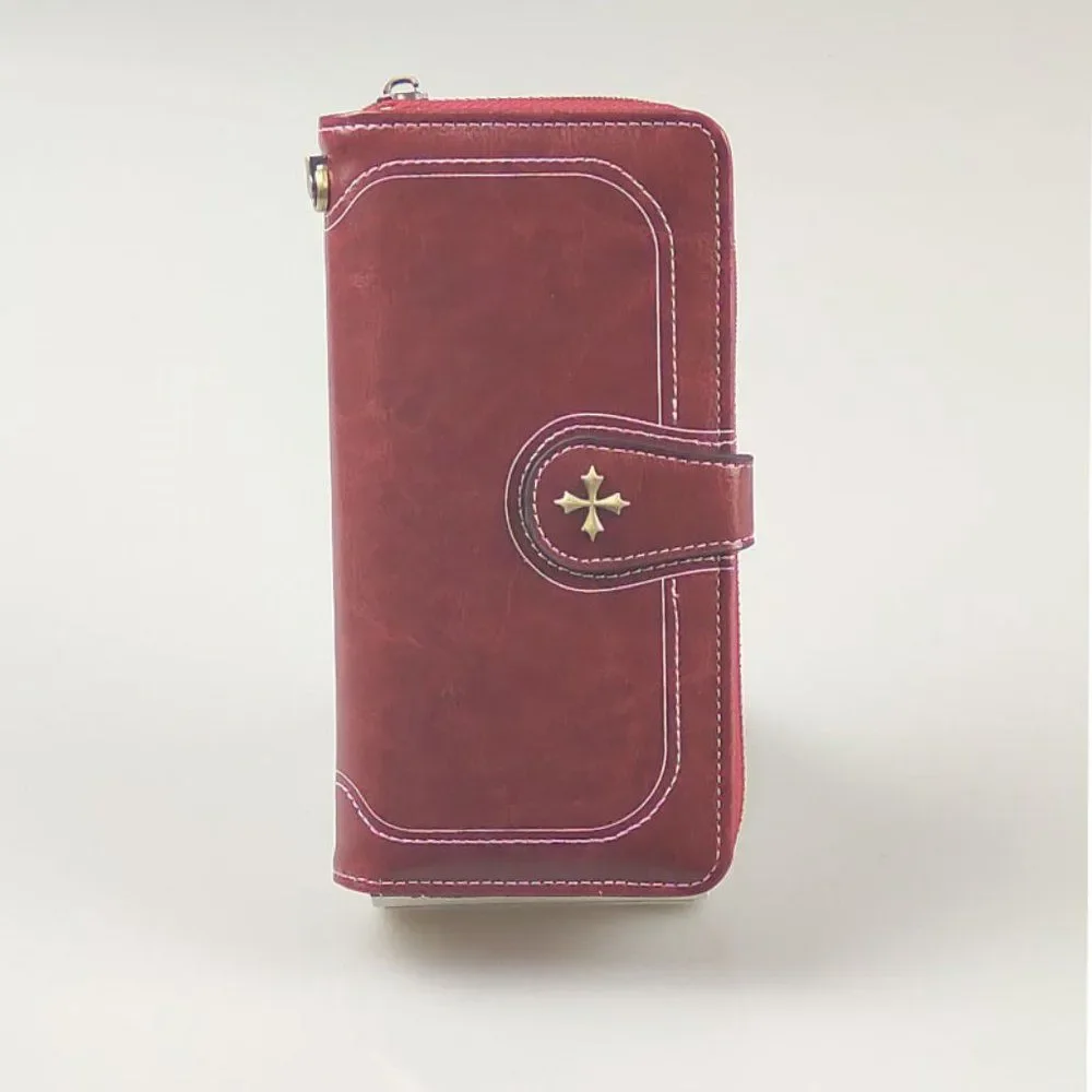 ✨✨BRAND NEW Womens Bifold Phone Wallet Cards Organizer - Picture 3 of 10